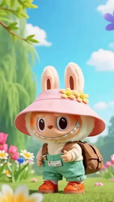 Cozy Labubu animated