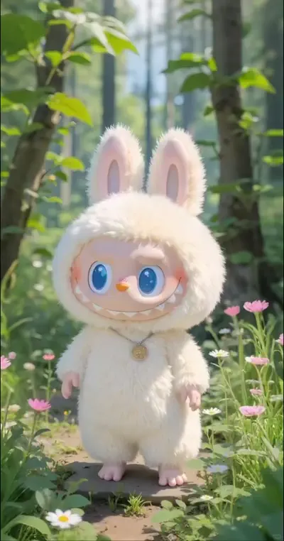 Mystical Labubu animated
