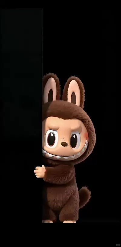 Whimsical Labubu animated